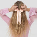 Satin Bow Magnetic Hair Clip
